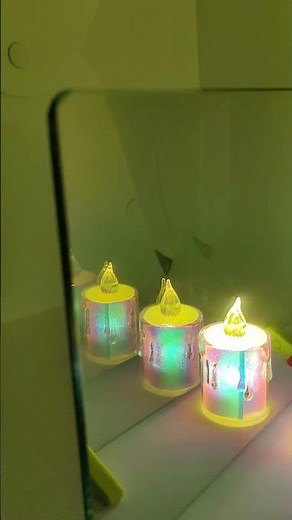 Endless Reflections: The Mirror Experiment! #experiements #light #art