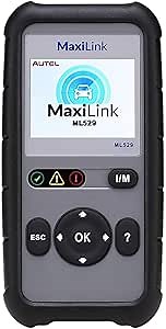 Autel OBD2 Scanner ML529 Code Reader Full OBD2 Functions for Turning Off Engine Light O2 Sensor Test AutoVin DTC Lookup Free Online Update