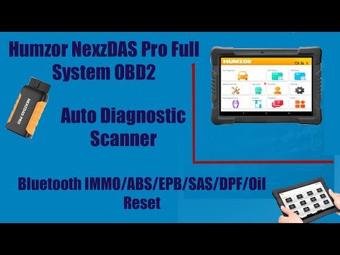 Full System OBD2 Auto Diagnostic Scanner [ Humzor NexzDAS Pro ]