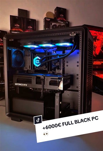 Stunning 6K€ Full Black PC Showcase 🖤