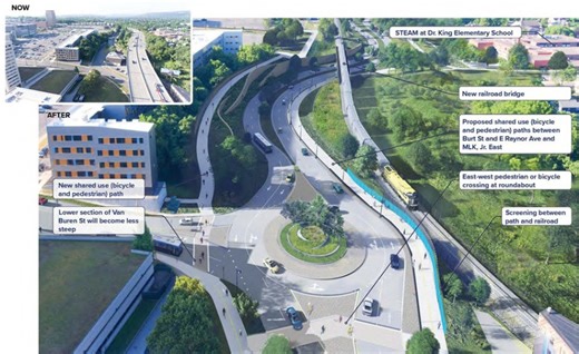 Downtown Syracuse traffic changed as part of I-81 viaduct project