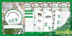LKS2 Animals Maths Activity Booklet (Ages 7 - 9)