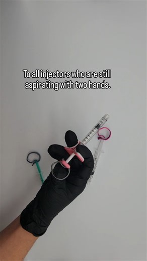 Two hands are overrated. One tool, endless control. The V-Ring fits your 1mL, 3mL, and 5mL syringes—because confidence should never depend on the syringe brand. | syringeaccessory