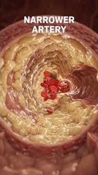 What High Cholesterol Does to Your Arteries 🩸 | Cholesterol Explained #Shorts