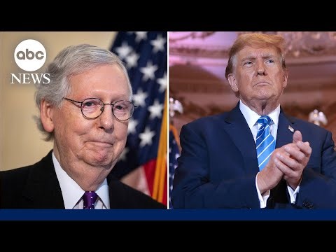 Senate Republican leader Mitch McConnell endorses Trump in 2024 presidential race