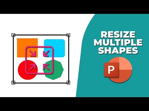 How to resize multiple shapes in PowerPoint