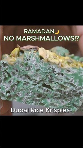 Wait... no marshmallows!? 😳 #dubairicekrispies #ramadantreats #foodshorts