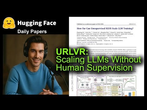 URLVR: Scaling LLMs Without Human Supervision