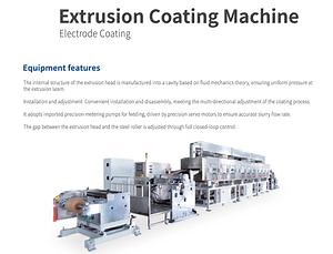 [Hot Item] Extrusion Coating Machine for Electrode Coating