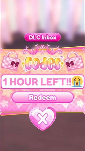 1 HOUR LEFT TO REDEEM CODE IN DTI #roblox #dti #dtiroblox #dresstoimpress #robloxshorts #shorts #fyp