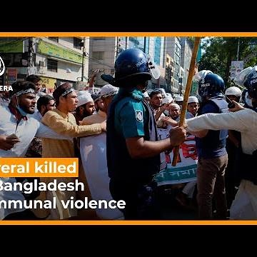 Several people killed after violence erupts during Bangladesh Hindu festival | Al Jazeera Newsfeed