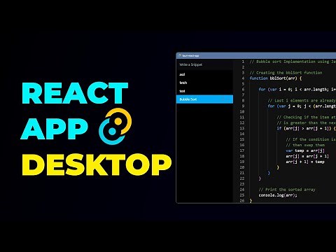 Desktop application with Tauri, React and Typescript