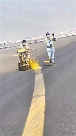 ​이 기계, 지나가면 '차선' 완성 😲