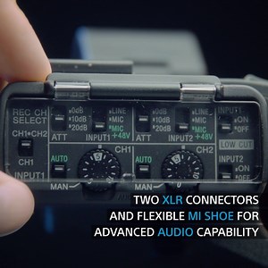 The HXR-MC88 offers sublime imaging performance for a wide variety of Full-HD applications. The camera comes with two XLR connectors and flexible MI Show for advanced audio flexibility helping you to create all-round spellbinding content. Learn more: http://bit.ly/2K1c4PF | Sony - Professional Europe