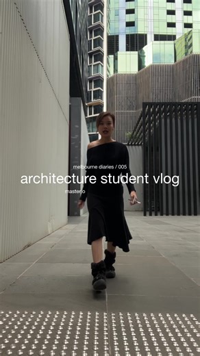 first archi school vlog! couple days as a masters in architecture student at RMIT #melbourne #architecturestudent #architecture #rmit #ditl