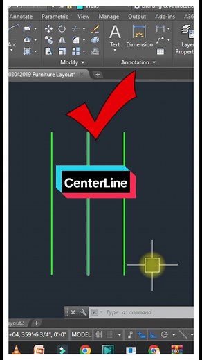 Center Line Trick in AutoCad #autocad #autocad2d #autocad3d #autocaddrawing #autocadtricks #autocadd #autocadindonesia #autocadarchitecture #autocaddesign #autocadtutorial #autocadeau #autocad2018 #autocad_drawing #autocaddesigner #autocadcourse #autocad_training #autocadonline #autocadcommands #autocad2022 #autocadbrasil #autocadtipsandtricks #autocadreels #autocadinstagram #autocaddrawing #centerline