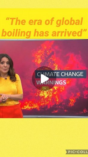 Laura tobin on Instagram: "🌎 July 2023 look set to be the hottest month ever recorded. UN secretary general @antonioguterres said “Climate change is here. It is terrifying, and it is just the beginning. The era of global warming has ended. The era of global boiling has arrived.” 📈Here’s the science why-My job is to state the facts He also said “We can stop the worst, but to do so we must turn a year of burning heat into a year of burning ambition and accelerate climate action now.” @gmb"