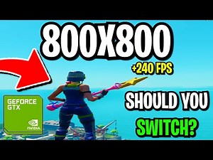 Stretched Resolution For Low End PC in Season 7! l 800x800 Res (BOOST FPS & REMOVE DELAY)