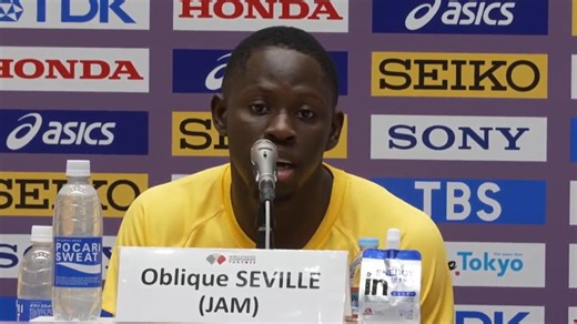 'It's something great for me' - Oblique Seville wins men's 100m world title