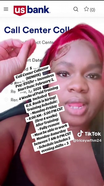 US bank hiring!! #remotework #hiring #job #bank