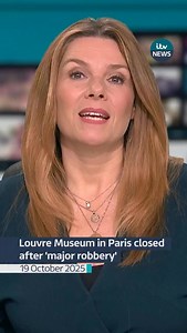 27K views · 589 reactions | Louvre Museum in Paris closed after ‘major robbery’ #itvnews | ITV News | Facebook