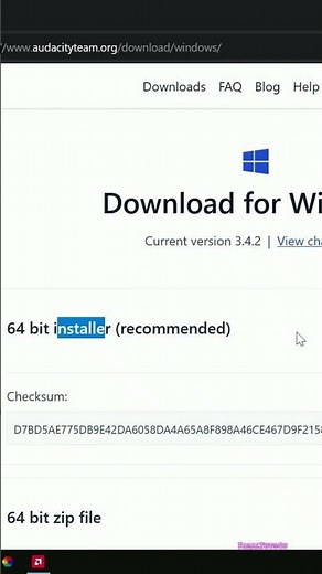 How to Download Audacity on Your PC #shorts