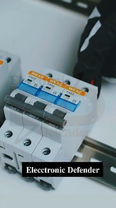 How to Wire and Install Voltage Protector with MCB Contactor on a DIN Rail#electrical #Official #electricalengineering #foryoupageシ #fbreels #project #watch #electronics #videos #electrician | Elecctronic Defender