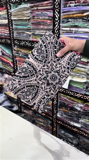 Stylish Imported Lawn Stuff Mirror Work Shirt & Trending Plazo 3PC