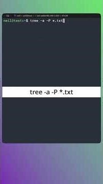 View files and folders structures as a tree - Useful Linux CLI tools
