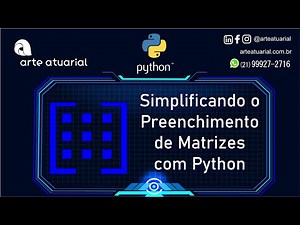 Simplicando o prenchimento de matrizes com Python