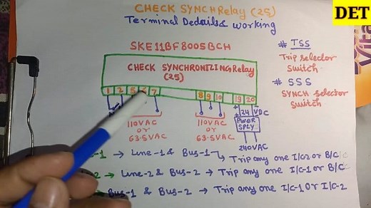 45K views · 587 reactions | ALSTOM SKE11 Check Synchronising Relay Working Principal, Operation, Terminal Wiring Details #SKE11 | Dronveer electrical testing | Facebook