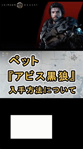 【Crimson Desert 紅の砂漠】ペット 『アビス黒狼』 の入手方法について紹介 #紅の砂漠 #CrimsonDesert #紅の砂漠攻略 #アクションRPG