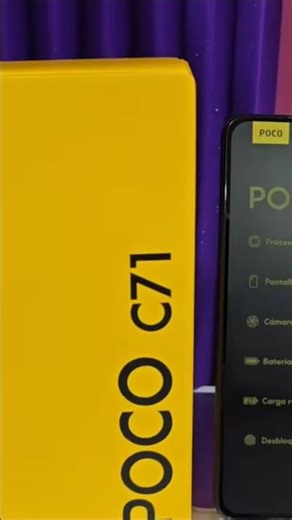 👆 UNBOXING XIAOMI POCO C71