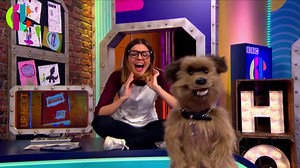 6.7K views · 89 reactions | Classic Hacker blooper: When your co-presenter gets stuck onto the autocue hood...  | CBBC | Facebook