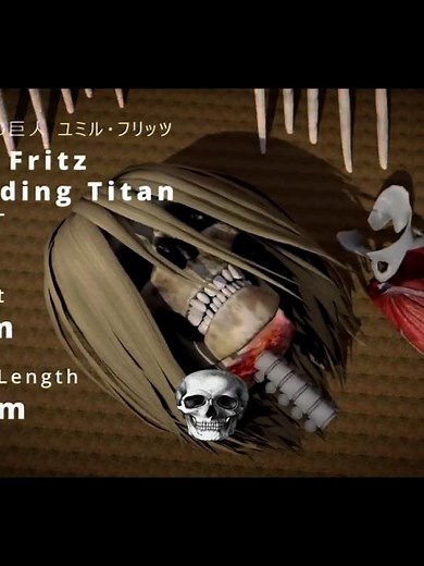 attack on titan titan head size vs human ☠️🔥 #aot #titan