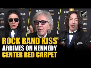 ‘KISS’ Icons Gene Simmons, Paul Stanley and Peter Criss Make Grand Entrance at Kennedy Center Honors