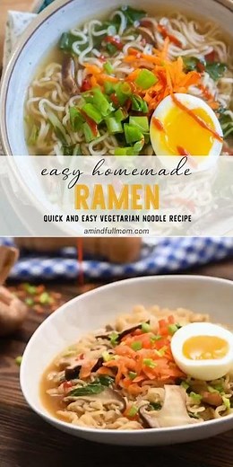 Easy homemade ramen recipe