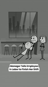 Manager tells Employee in Labor to Finish her Shift #tonyanimation #comedyreels #shortsreels #animationvideos #skitscomedy #funnyvideo #comedy #reels #managers #managersbelike #animationart #corporate #Management #skits #corporateamerica | Tony Animation
