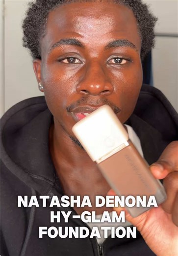 Natasha Denona HY-GLAM FOUNDATION on Dark Skin NY16