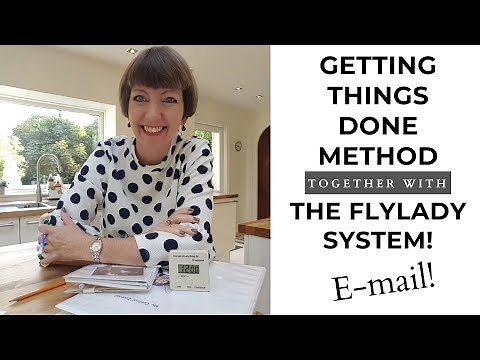 Getting Things Done system togther with the Flylady! Day 6 (email)