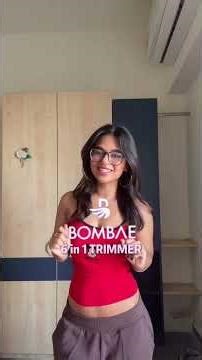 Quick & Painless Hair Removal for Women | Bombae 6-in-1 Sensitive Trimmer
