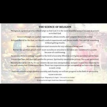 THE SCIENCE OF RELIGION