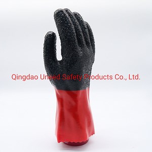 [Hot Item] Chemical Resistance PVC Coated Safety Gloves Work for Oil Industry