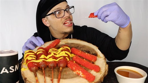 ASMR Flaming Hot Corndogs & Cheesesticks