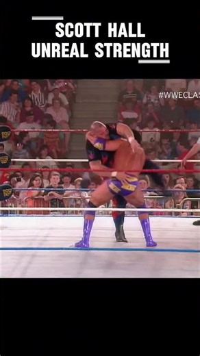 Scott Hall feats of strength 😳 #wwe #scotthall #razorramon