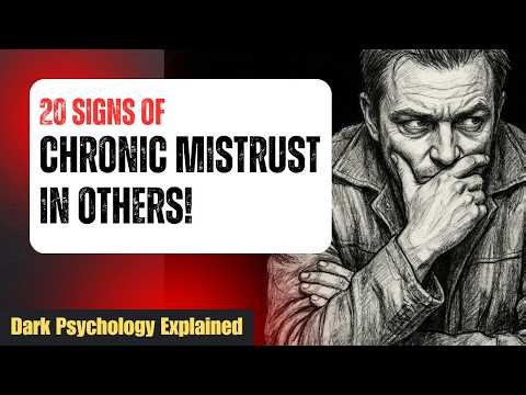 20 Signs of Chronic Mistrust in Others