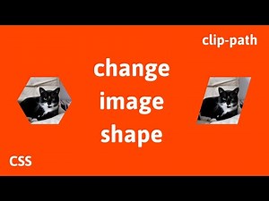 Change image shape with clip-path | HTML, CSS, JavaScript [no SVGs]