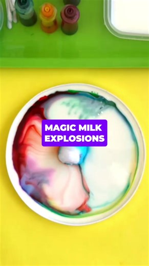 ¡Explosiones de Leche Mágica! Diviértete con Ciencia