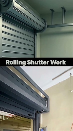 Rolling Shutter lifting mechanism work / smart metal shutter work principle #tech #machine #car #3d