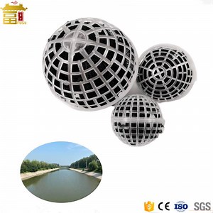 [Hot Item] Suspension Biological Packing Media Plastic Bio Ball for Septic Tank Waste Water Treatment